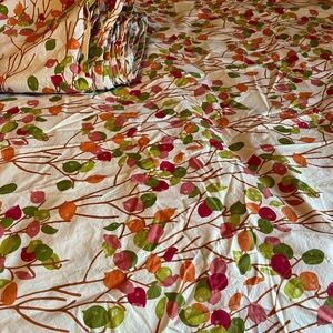 Cotton Company C duvet sham set  90” x 86”
8 shams included